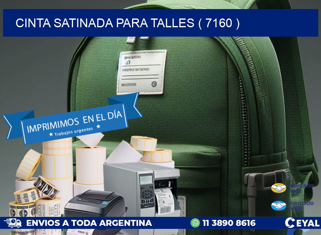 CINTA SATINADA PARA TALLES ( 7160 )