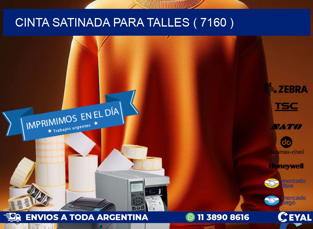 CINTA SATINADA PARA TALLES ( 7160 )