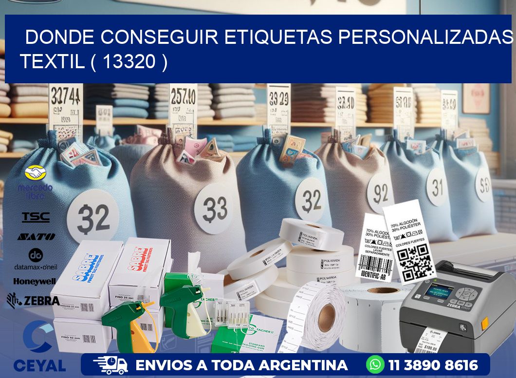 DONDE CONSEGUIR ETIQUETAS PERSONALIZADAS TEXTIL ( 13320 )