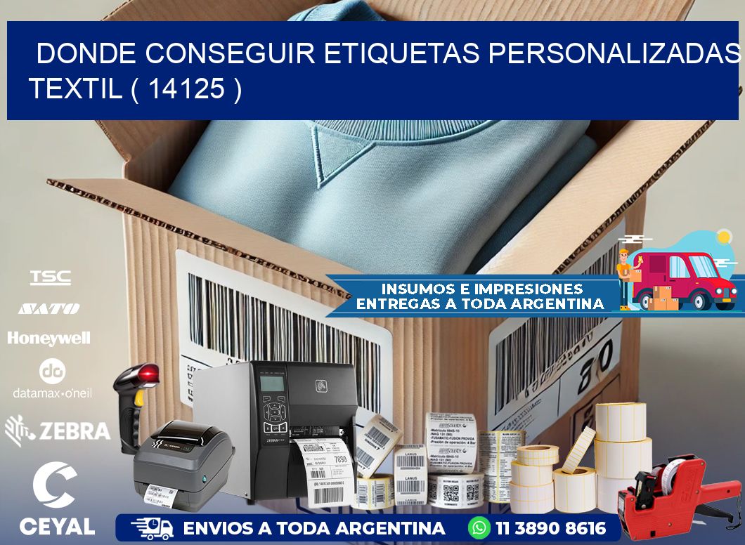 DONDE CONSEGUIR ETIQUETAS PERSONALIZADAS TEXTIL ( 14125 )