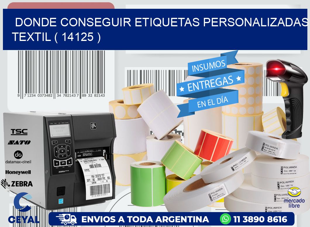 DONDE CONSEGUIR ETIQUETAS PERSONALIZADAS TEXTIL ( 14125 )