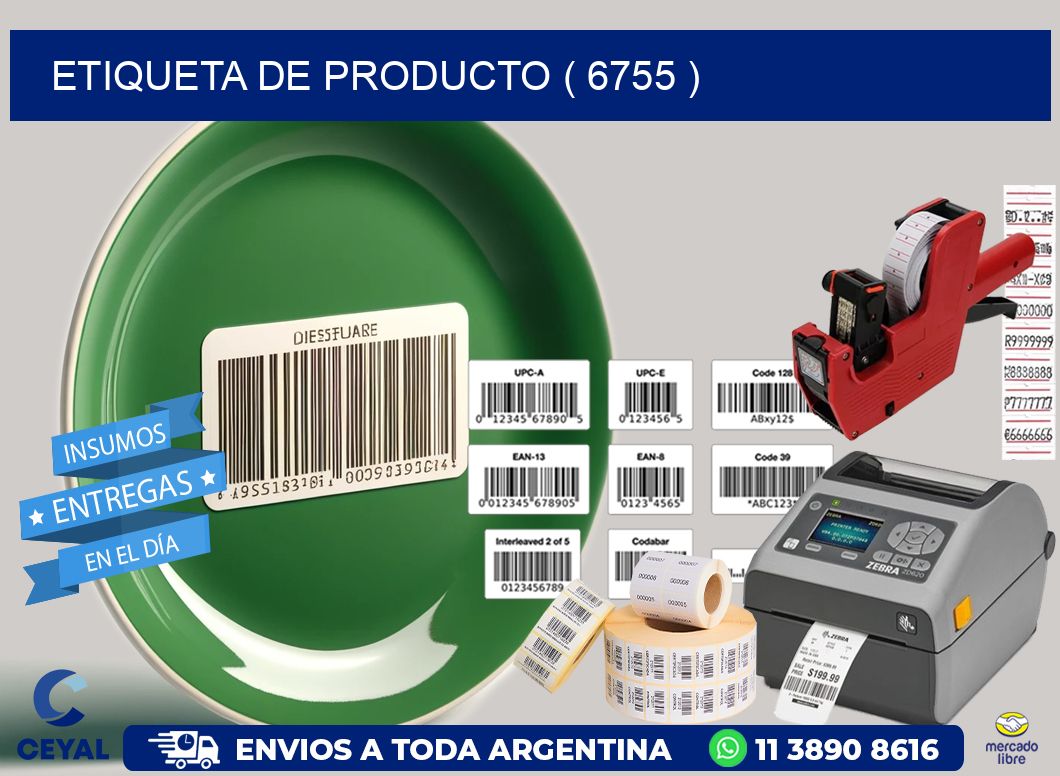 ETIQUETA DE PRODUCTO ( 6755 )