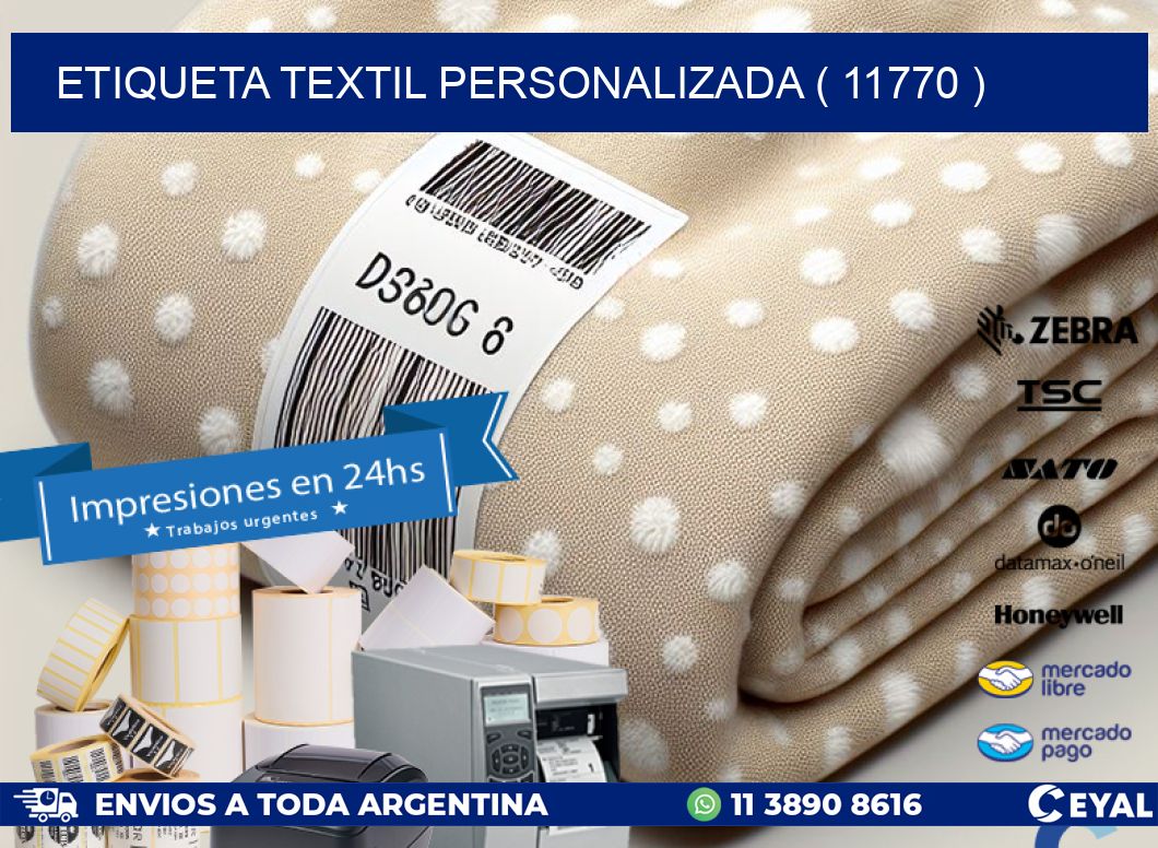 ETIQUETA TEXTIL PERSONALIZADA ( 11770 )