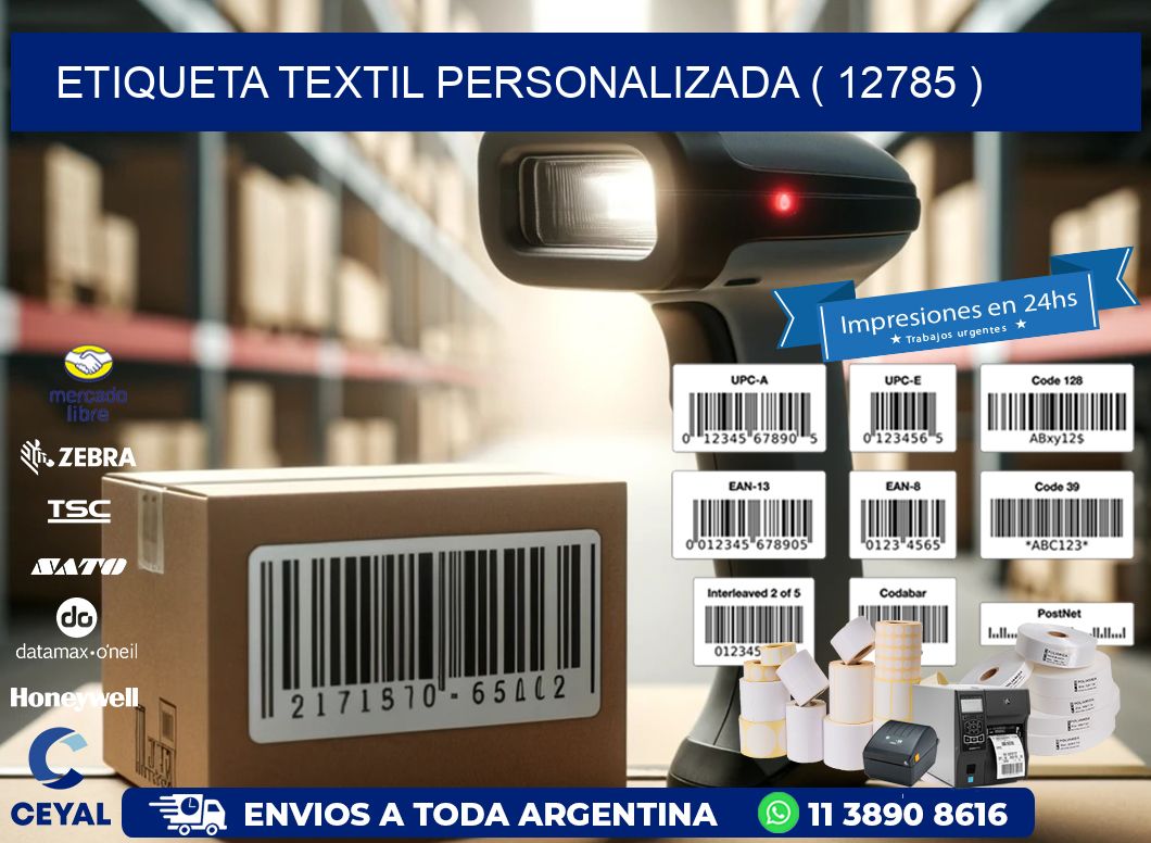 ETIQUETA TEXTIL PERSONALIZADA ( 12785 )