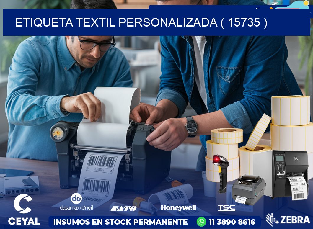 ETIQUETA TEXTIL PERSONALIZADA ( 15735 )