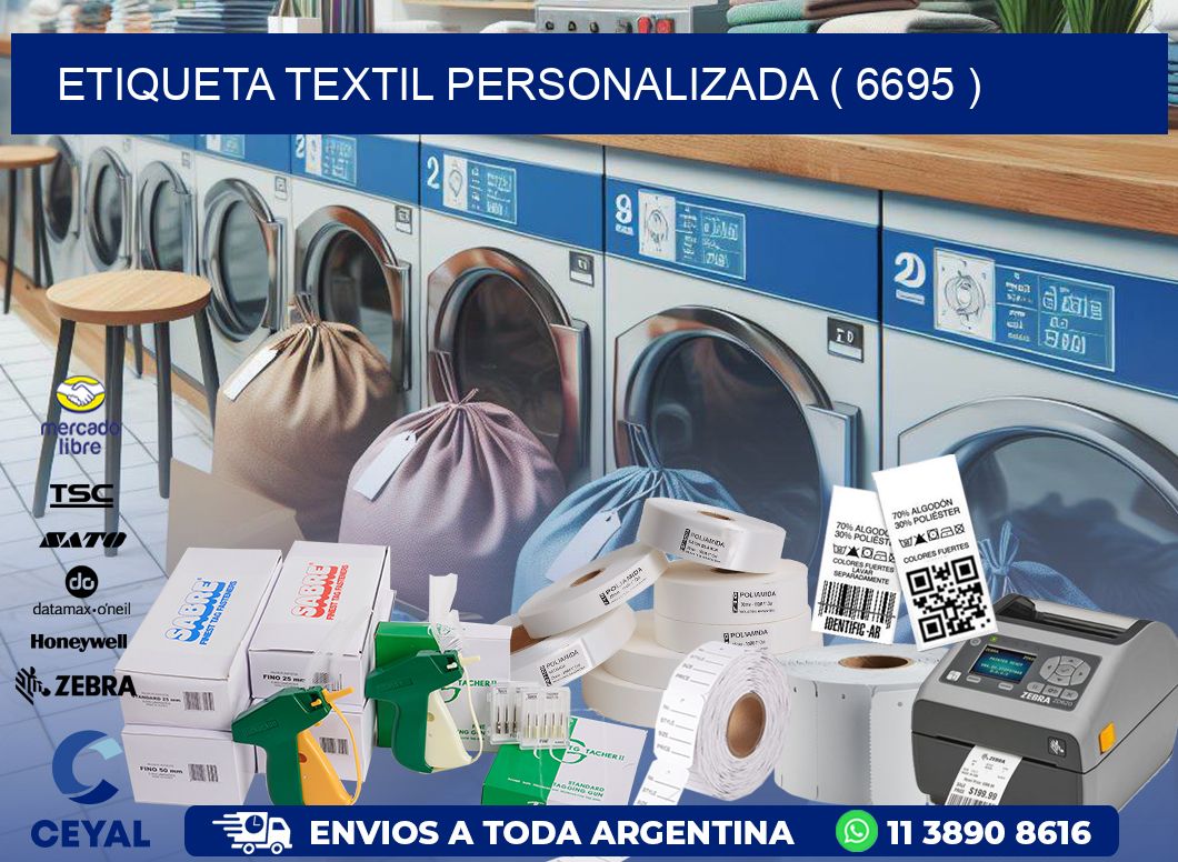 ETIQUETA TEXTIL PERSONALIZADA ( 6695 )