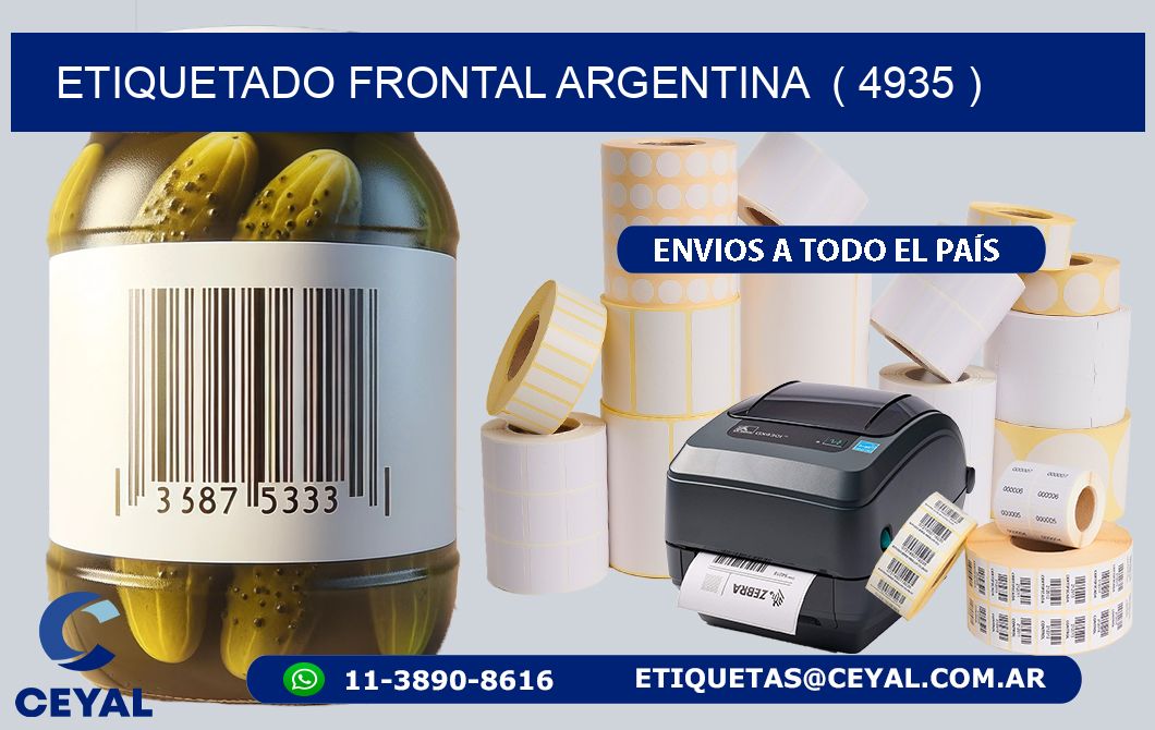 ETIQUETADO FRONTAL ARGENTINA  ( 4935 )