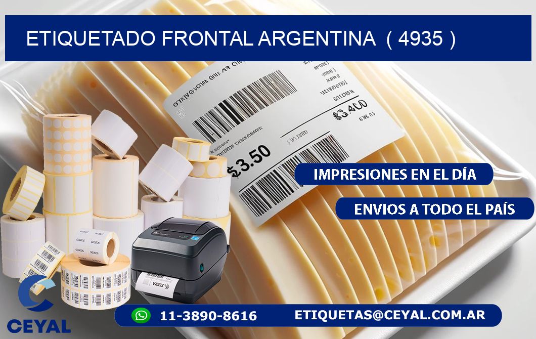 ETIQUETADO FRONTAL ARGENTINA  ( 4935 )