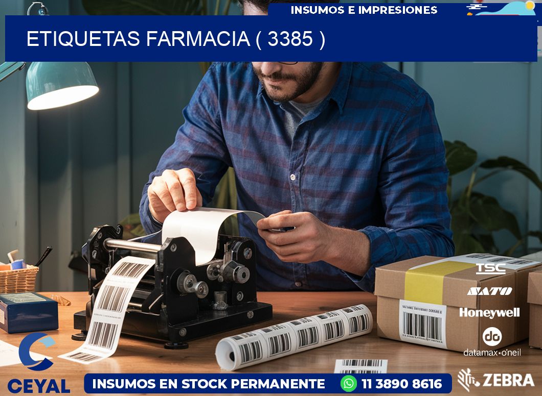 ETIQUETAS FARMACIA ( 3385 )