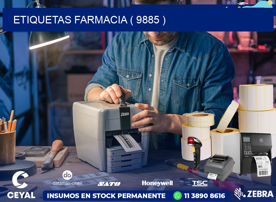 ETIQUETAS FARMACIA ( 9885 )