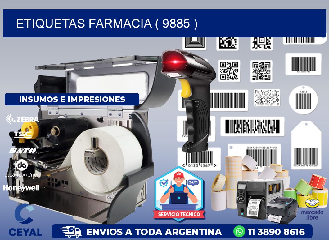 ETIQUETAS FARMACIA ( 9885 )