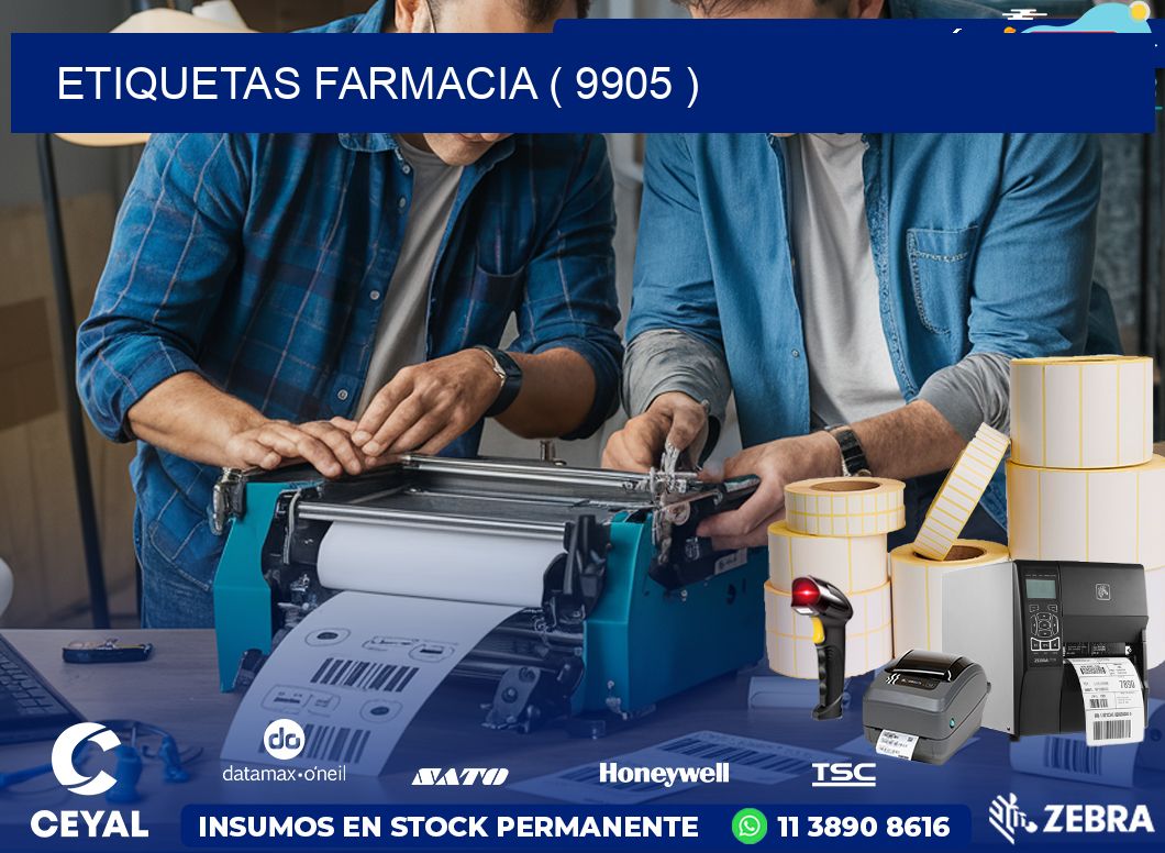 ETIQUETAS FARMACIA ( 9905 )