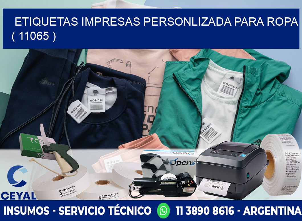 ETIQUETAS IMPRESAS PERSONLIZADA PARA ROPA ( 11065 )