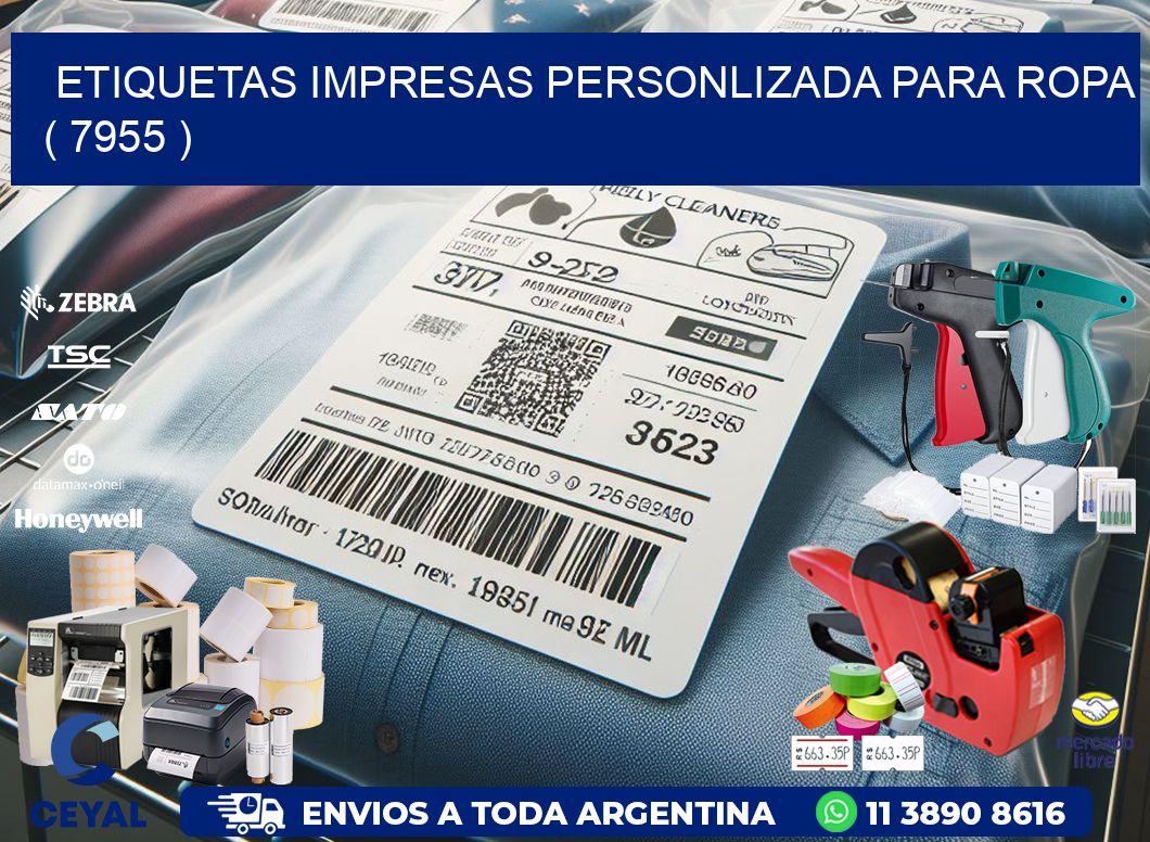 ETIQUETAS IMPRESAS PERSONLIZADA PARA ROPA ( 7955 )