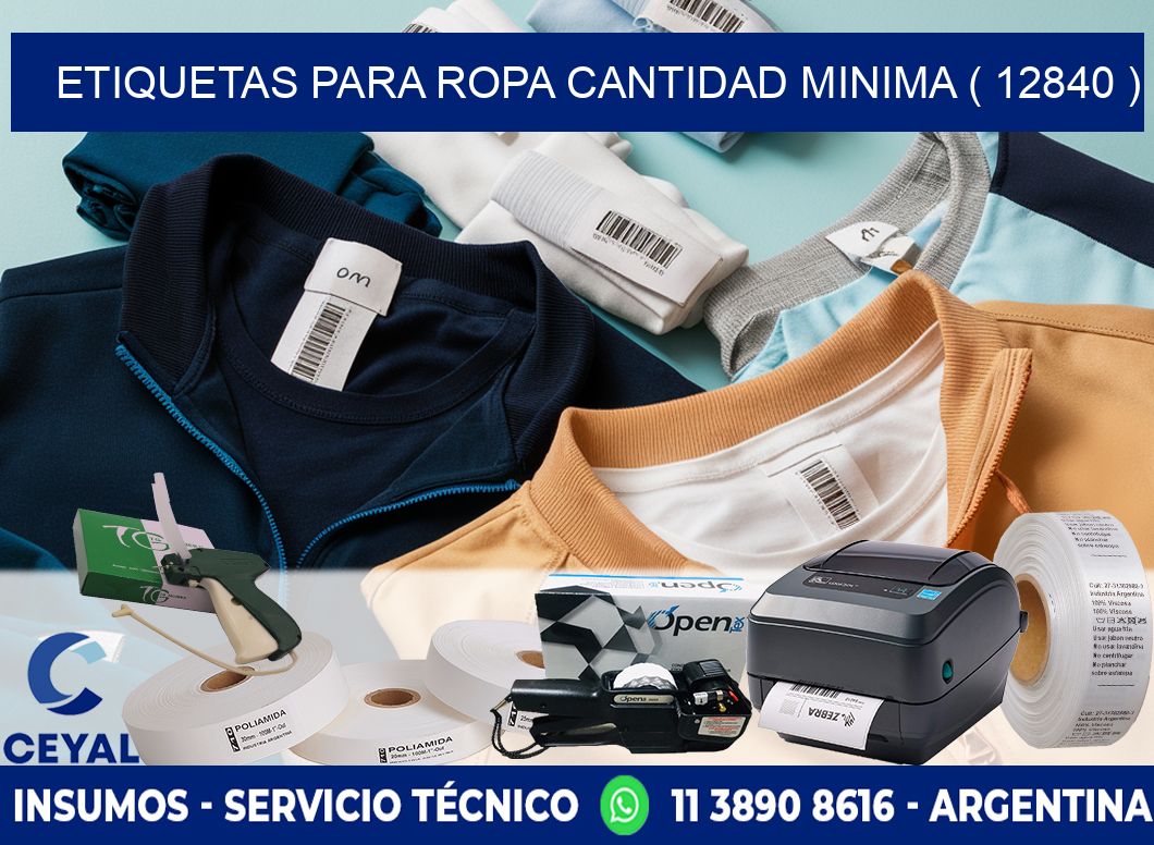 ETIQUETAS PARA ROPA CANTIDAD MINIMA ( 12840 )