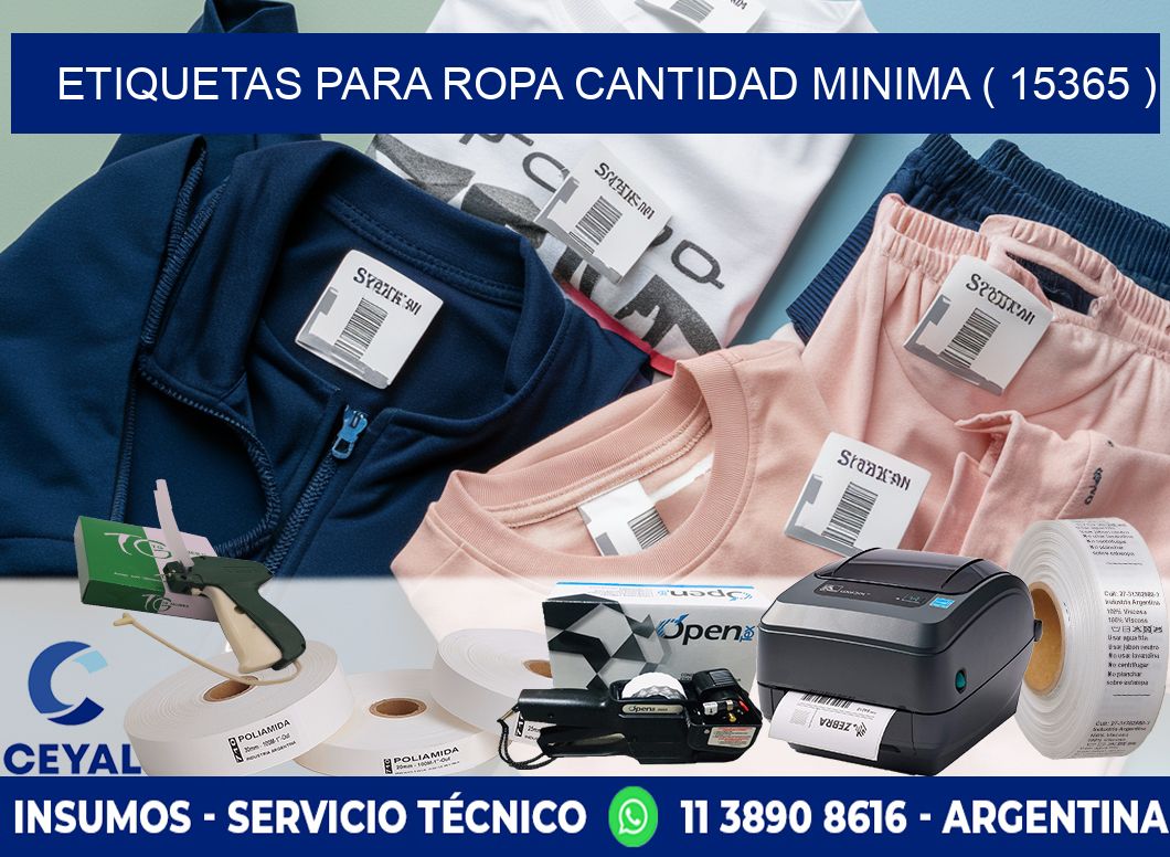 ETIQUETAS PARA ROPA CANTIDAD MINIMA ( 15365 )