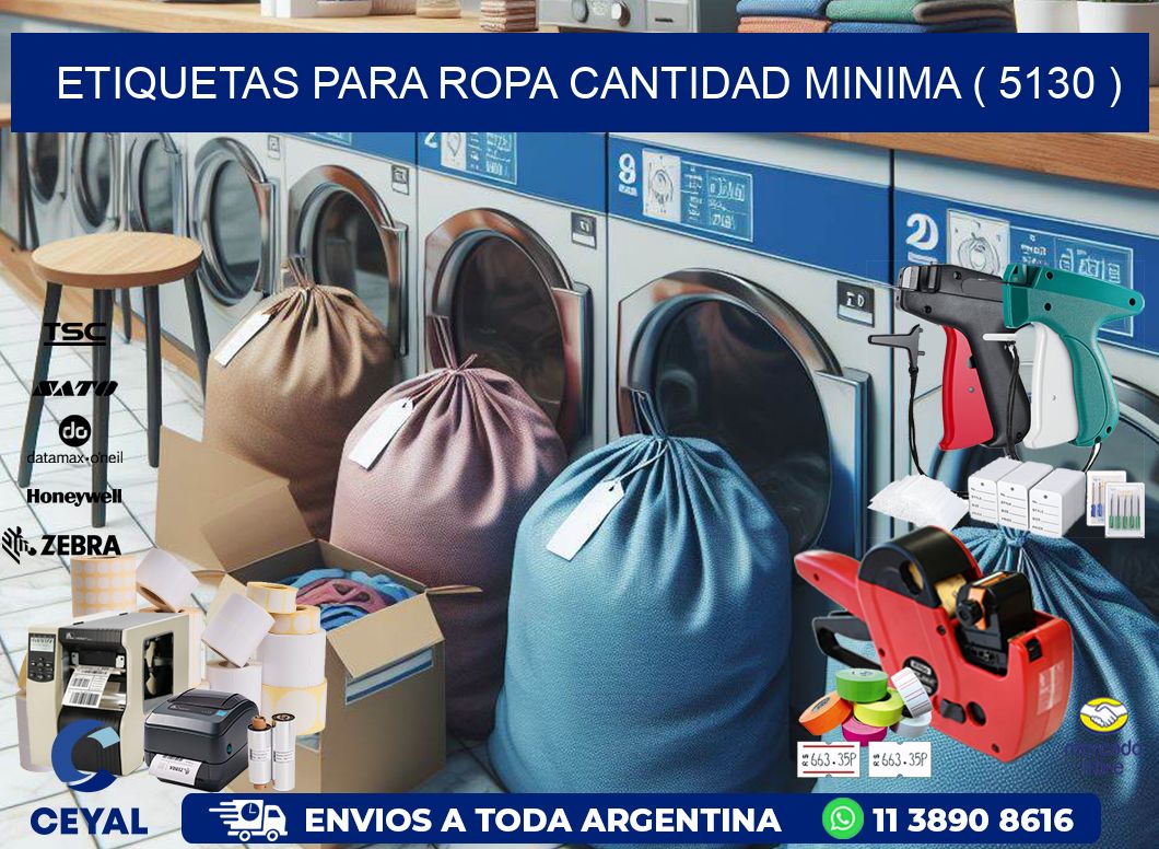 ETIQUETAS PARA ROPA CANTIDAD MINIMA ( 5130 )