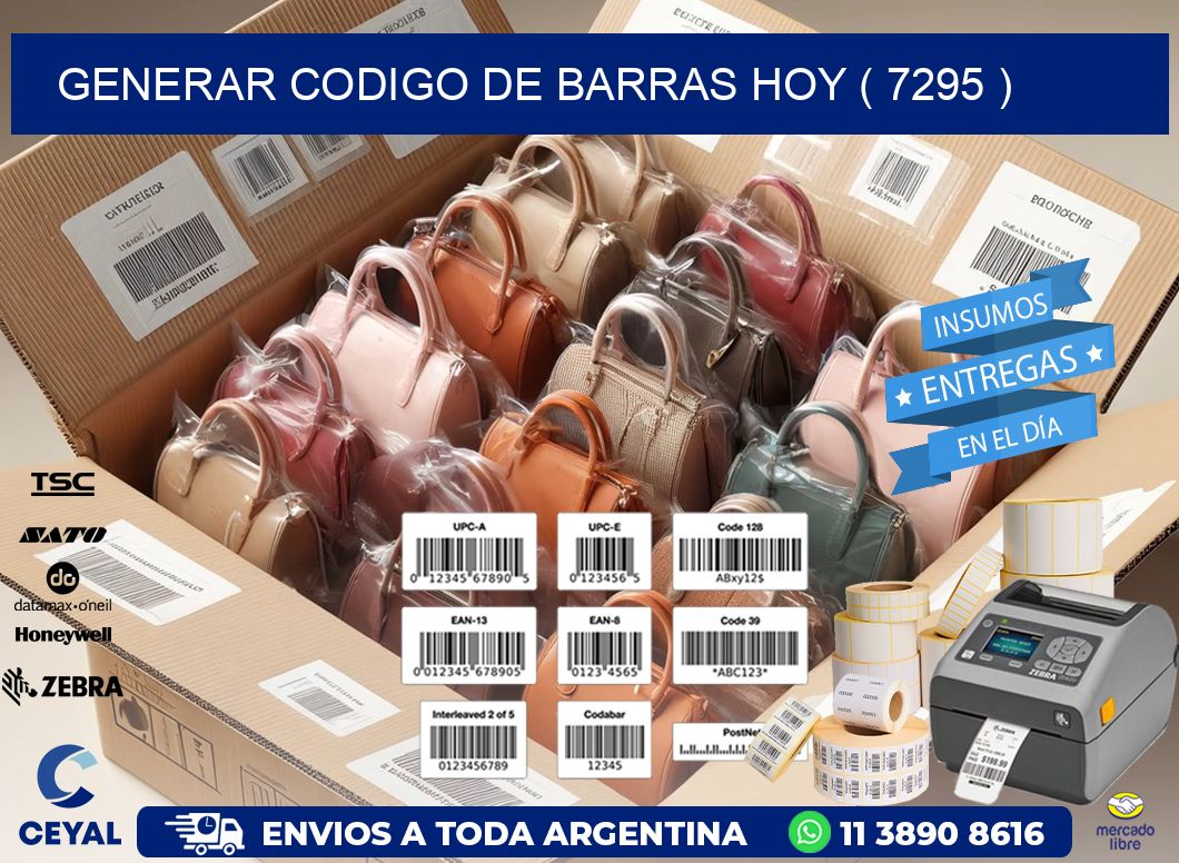 GENERAR CODIGO DE BARRAS HOY ( 7295 )