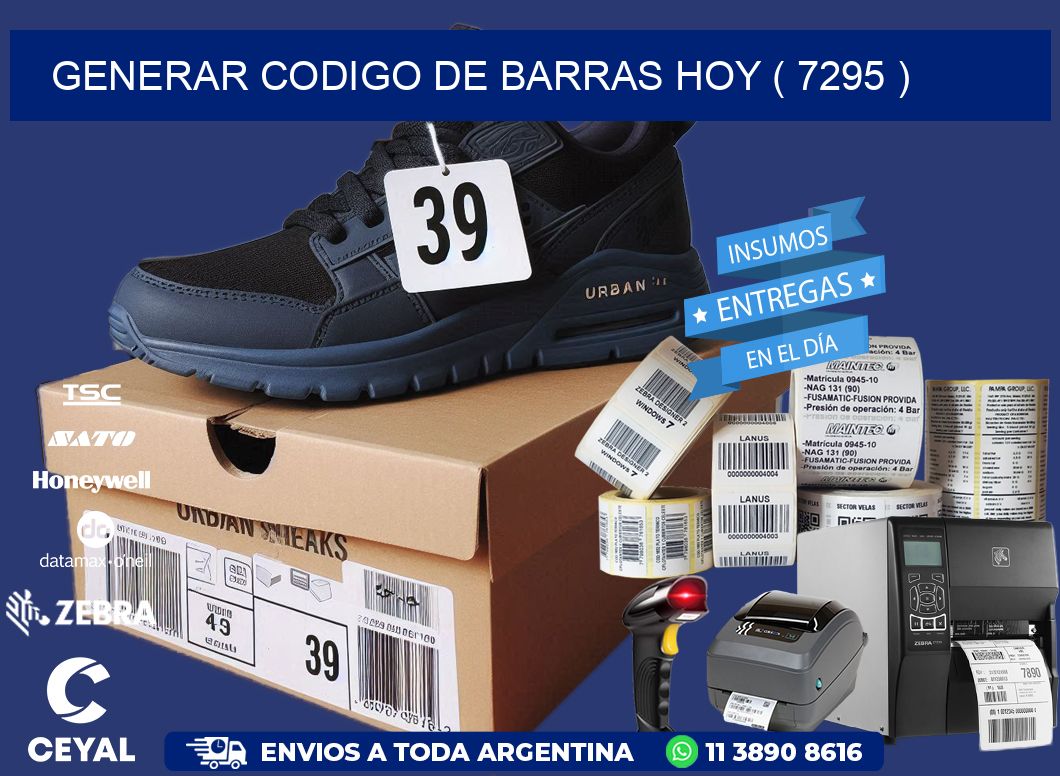 GENERAR CODIGO DE BARRAS HOY ( 7295 )