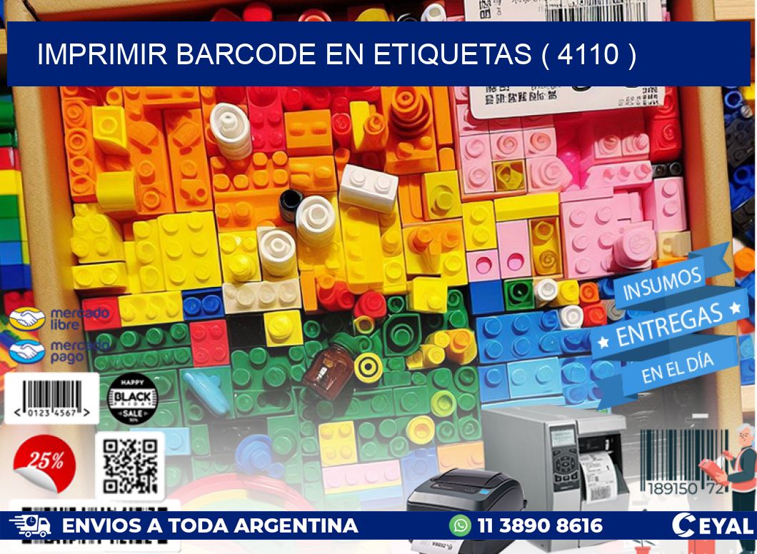 IMPRIMIR BARCODE EN ETIQUETAS ( 4110 )