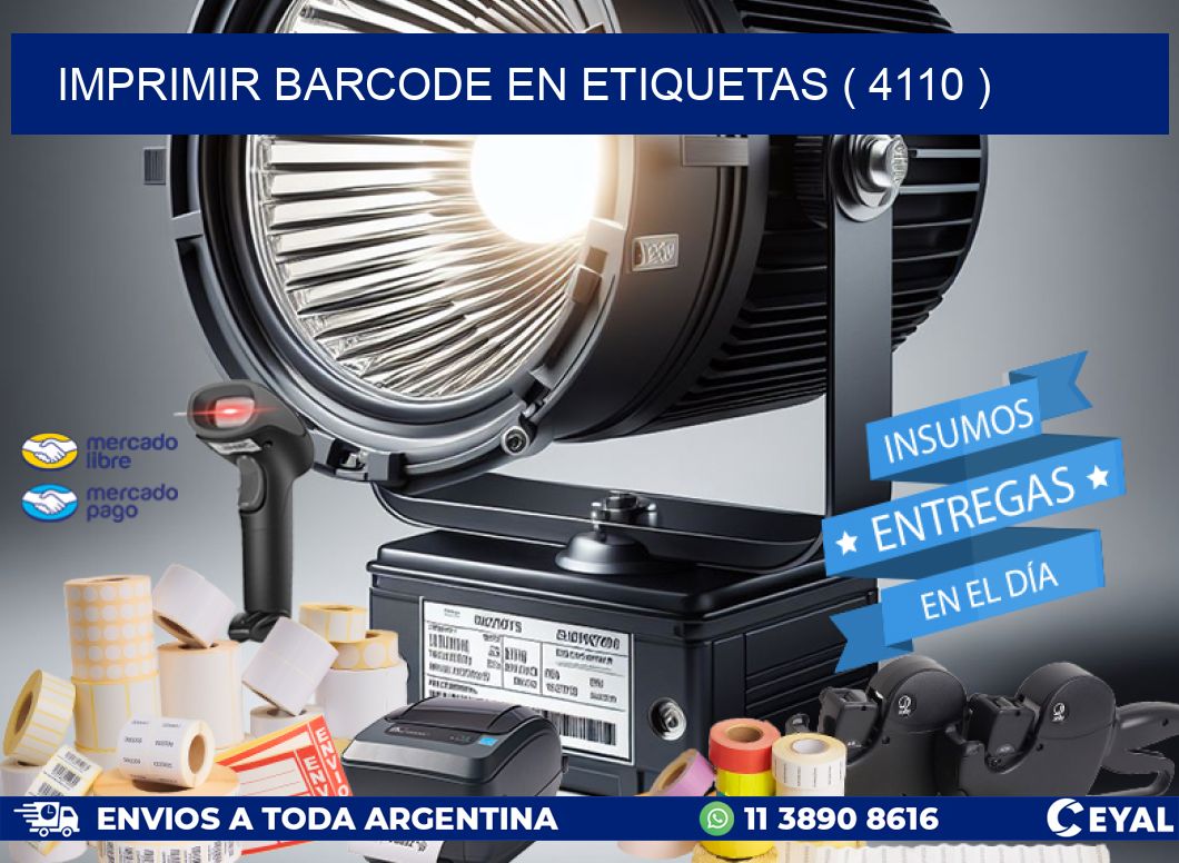 IMPRIMIR BARCODE EN ETIQUETAS ( 4110 )