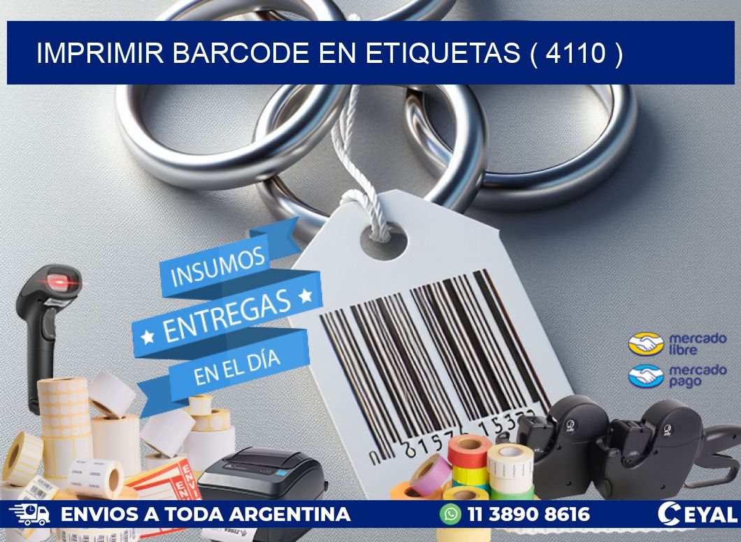 IMPRIMIR BARCODE EN ETIQUETAS ( 4110 )