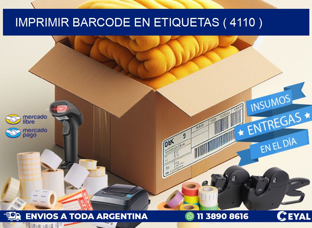 IMPRIMIR BARCODE EN ETIQUETAS ( 4110 )