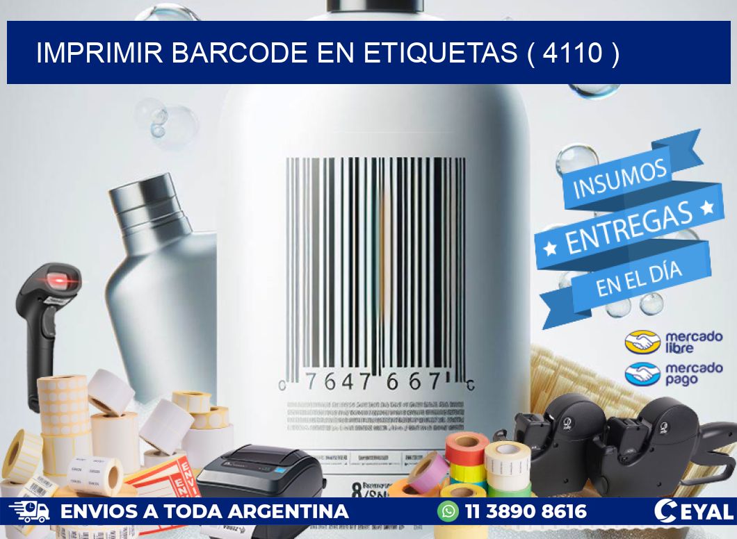 IMPRIMIR BARCODE EN ETIQUETAS ( 4110 )