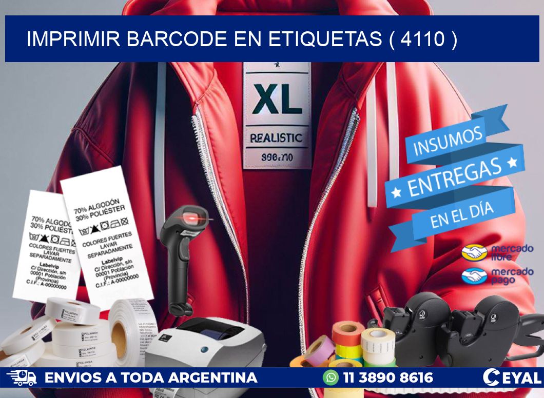 IMPRIMIR BARCODE EN ETIQUETAS ( 4110 )