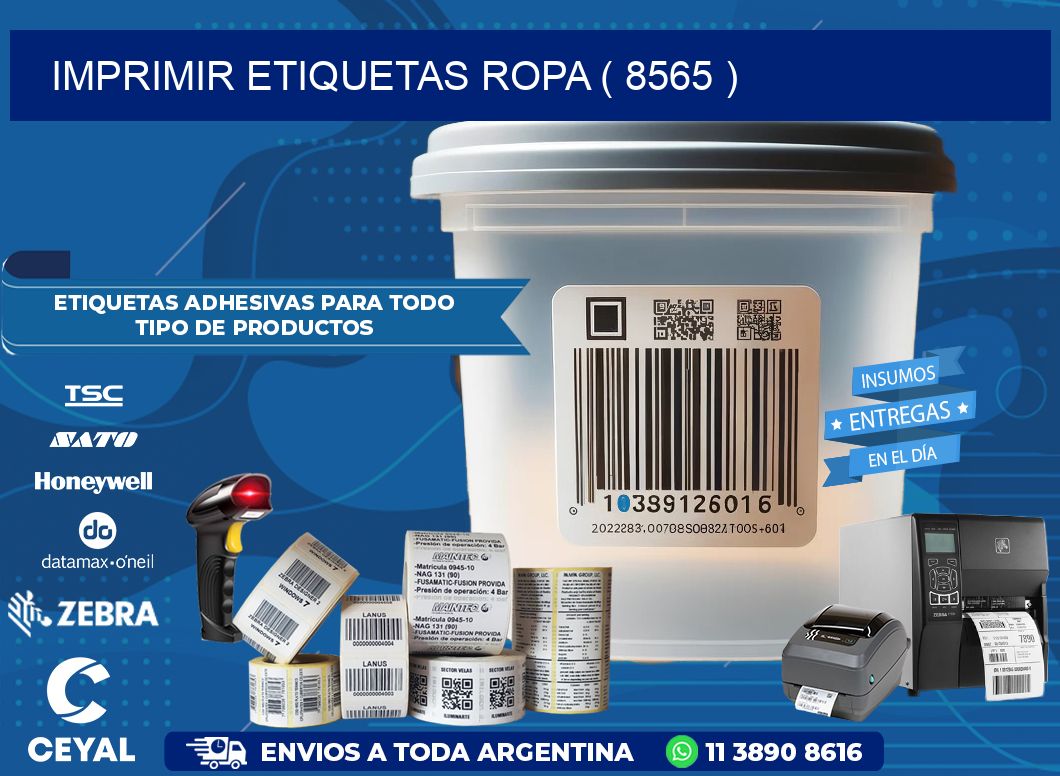 IMPRIMIR ETIQUETAS ROPA ( 8565 )