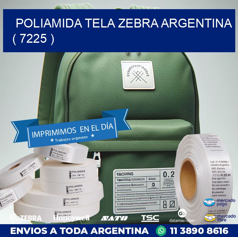 POLIAMIDA TELA ZEBRA ARGENTINA ( 7225 )