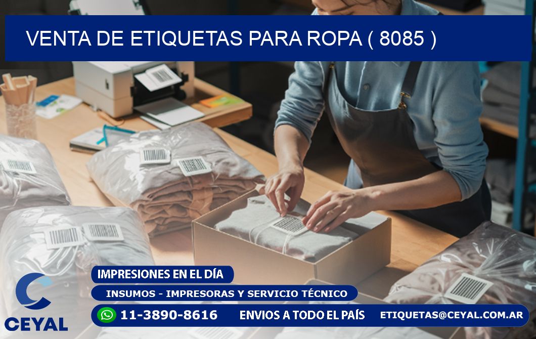 VENTA DE ETIQUETAS PARA ROPA ( 8085 )