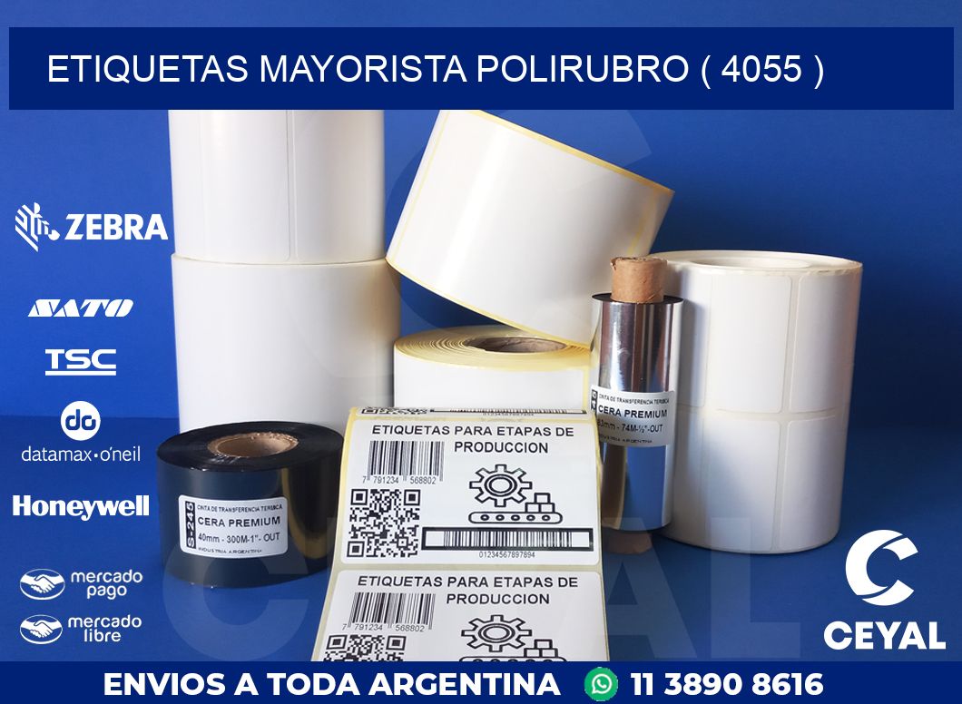 ETIQUETAS MAYORISTA POLIRUBRO ( 4055 )