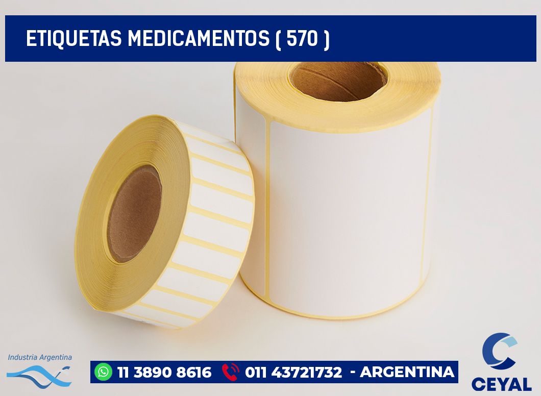 ETIQUETAS MEDICAMENTOS ( 570 )