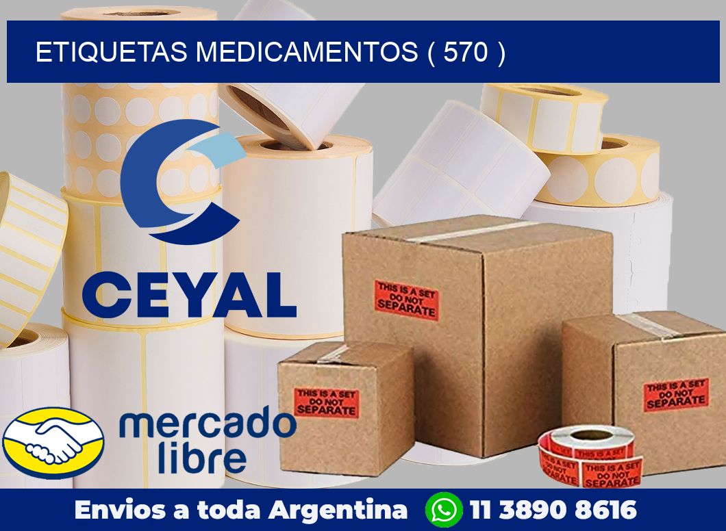 ETIQUETAS MEDICAMENTOS ( 570 )