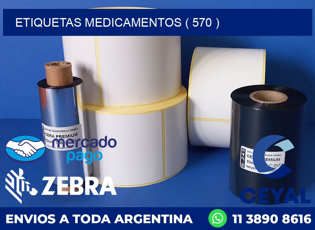 ETIQUETAS MEDICAMENTOS ( 570 )