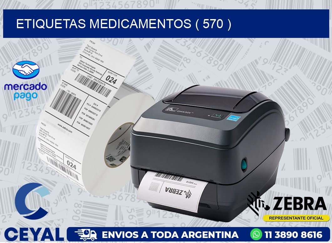 ETIQUETAS MEDICAMENTOS ( 570 )