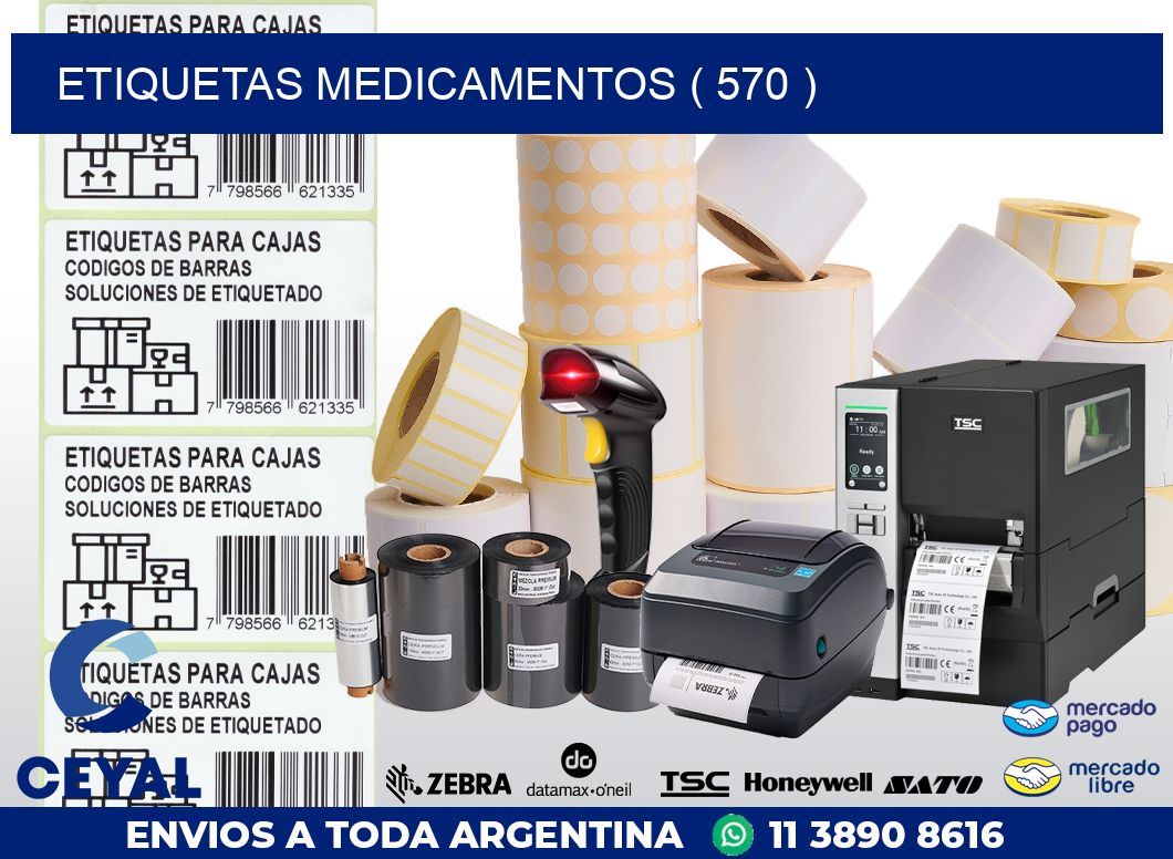 ETIQUETAS MEDICAMENTOS ( 570 )