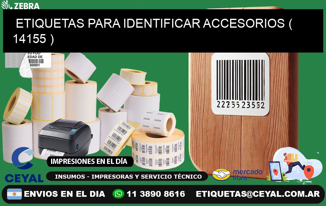 ETIQUETAS PARA IDENTIFICAR ACCESORIOS ( 14155 )