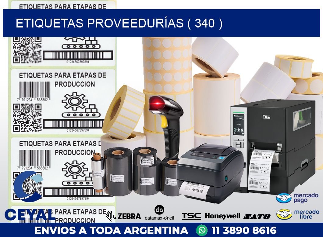 ETIQUETAS PROVEEDURÍAS ( 340 )