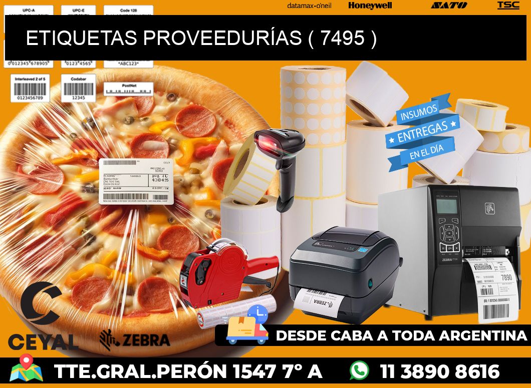 ETIQUETAS PROVEEDURÍAS ( 7495 )