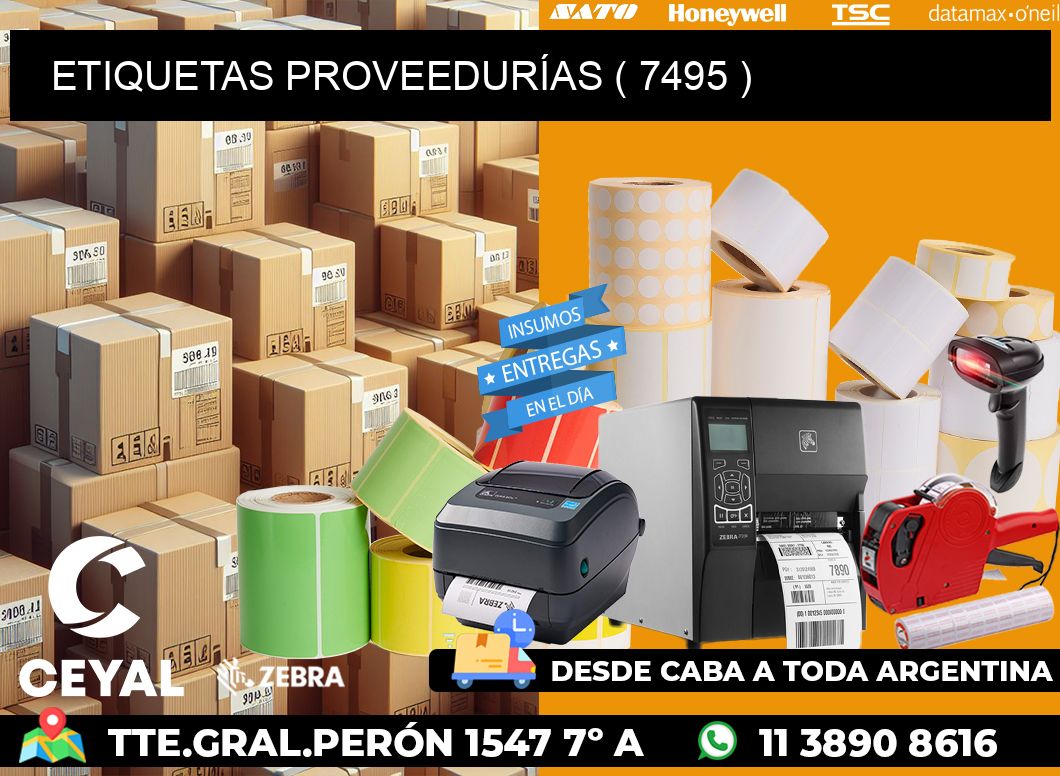 ETIQUETAS PROVEEDURÍAS ( 7495 )