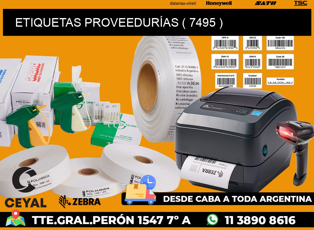 ETIQUETAS PROVEEDURÍAS ( 7495 )