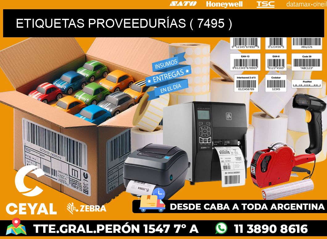 ETIQUETAS PROVEEDURÍAS ( 7495 )