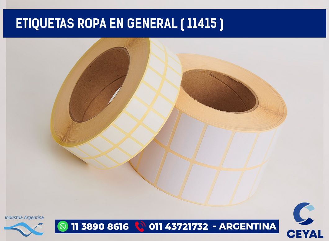 ETIQUETAS ROPA EN GENERAL ( 11415 )