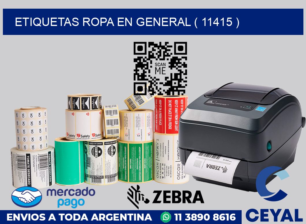 ETIQUETAS ROPA EN GENERAL ( 11415 )