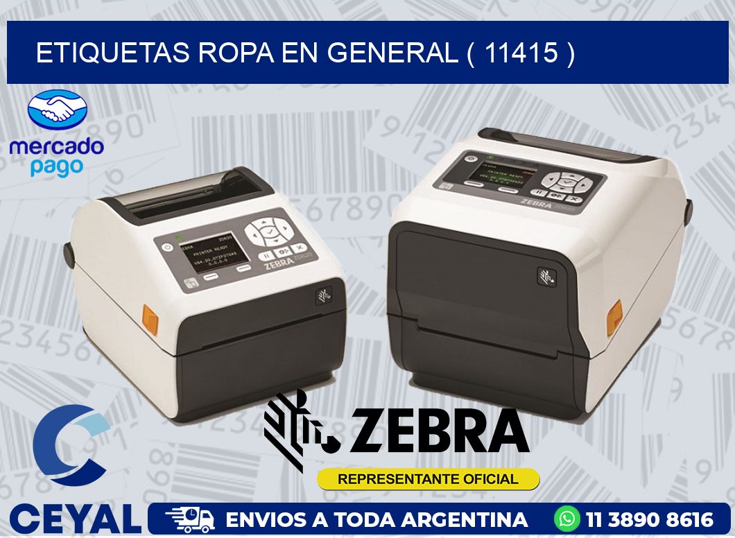 ETIQUETAS ROPA EN GENERAL ( 11415 )