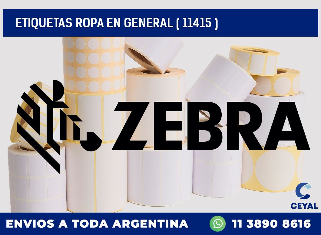 ETIQUETAS ROPA EN GENERAL ( 11415 )