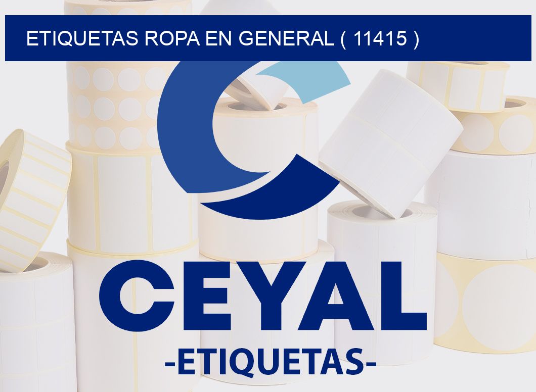 ETIQUETAS ROPA EN GENERAL ( 11415 )