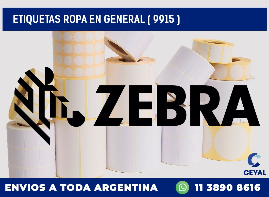 ETIQUETAS ROPA EN GENERAL ( 9915 )